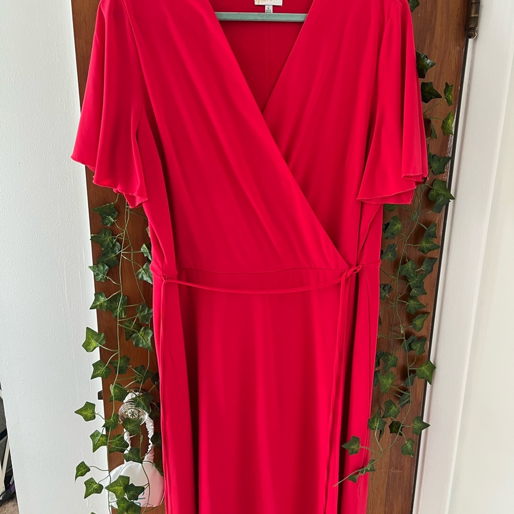 Size XL wrap dress.